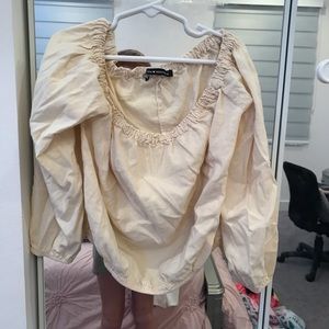 Brandy Melville Off- The- Shoulder Top